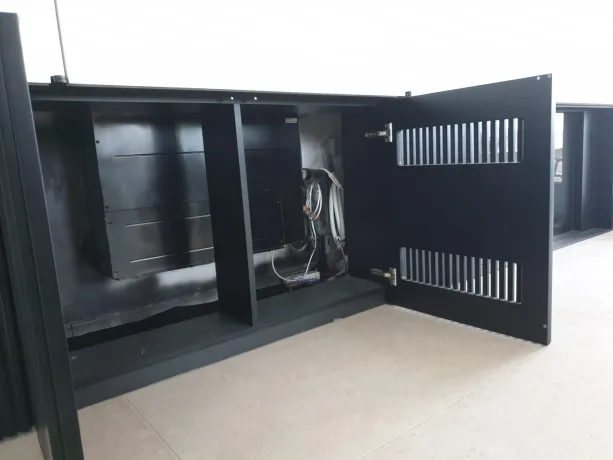 Ingewerkte airco